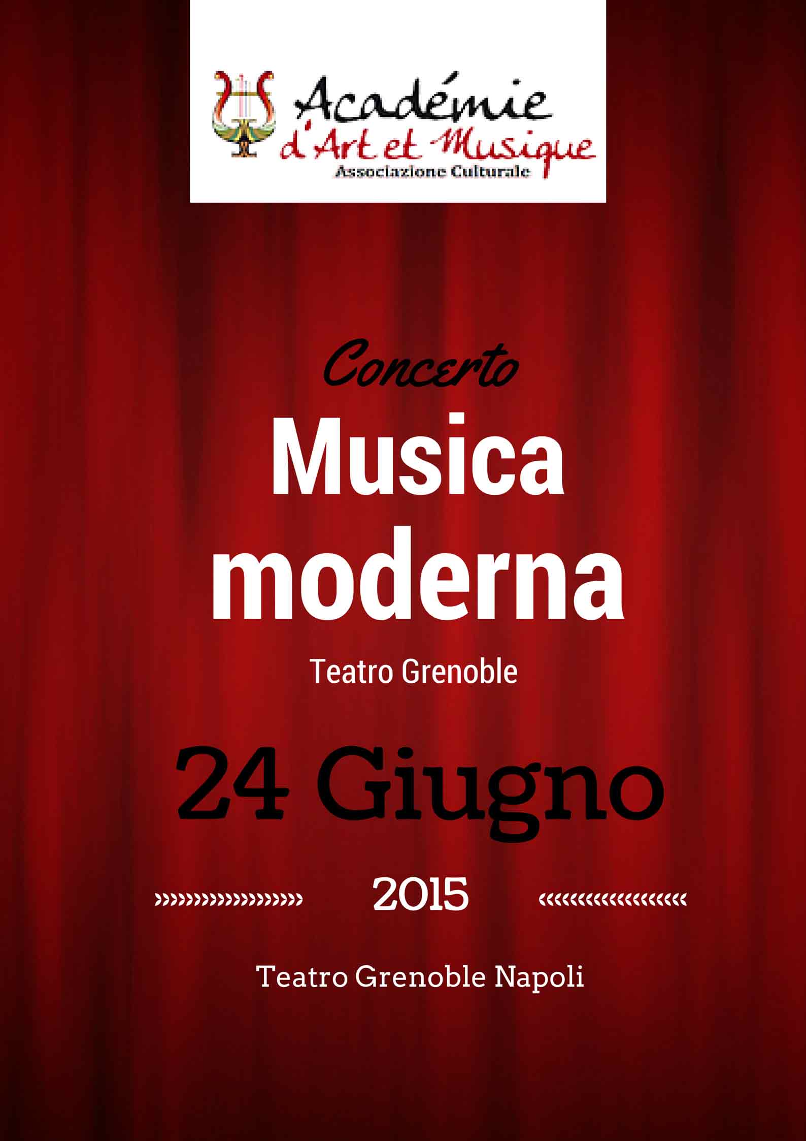 Evento Pop-Rock presso il Teatro dell'Istituto francese Grenoble